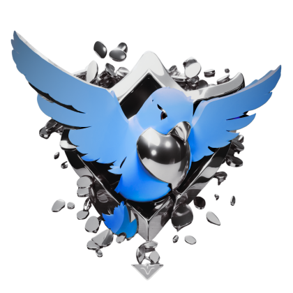 Image of a blue bird - Symbolizing digital engagement and reach.